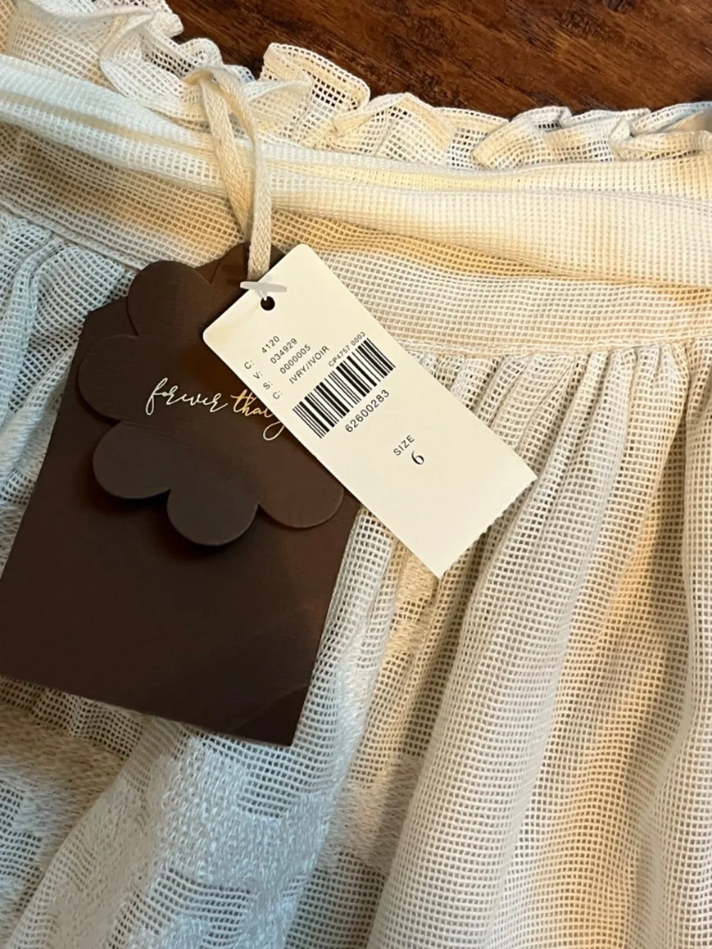 Anthropologie Bohemian Ivory Embroidered Maxi Skirt - Picture 2 of 3